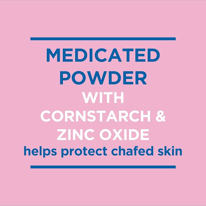 Caldesene Medicated Protecting Body Powder with Zinc Oxide and Cornstarch, Talc-Free Baby Powder Soothes & Protects, 5 Oz.