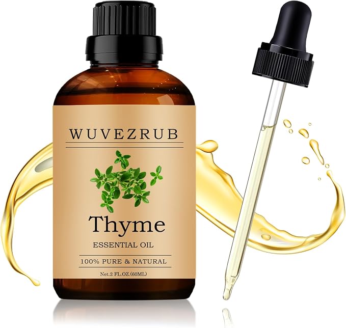 Thyme Essential Oil 60ML - 100% Pure and Natural Oils for Aromatherapy Diffuser - 2 Fl Oz/Thyme