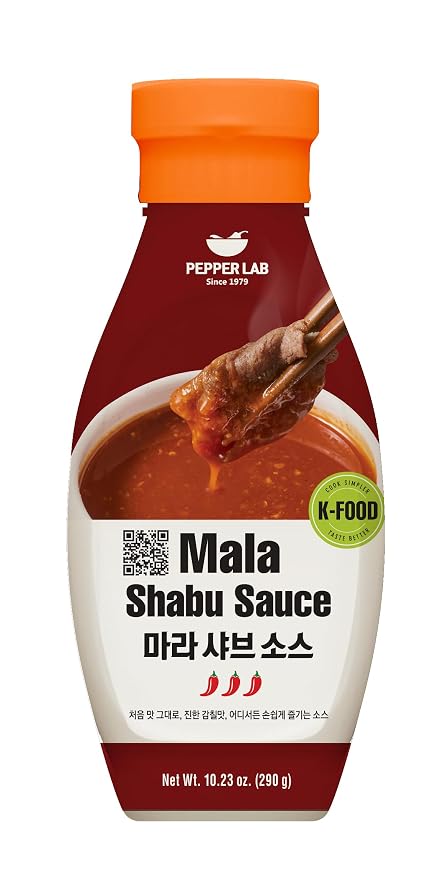 Pepper Lab Sichuan Mala Chili Sauce – Spicy Hot Pot & Noodle Sauce for Stir Fry, Dumplings & Ramen (10.23 oz / 290 g)