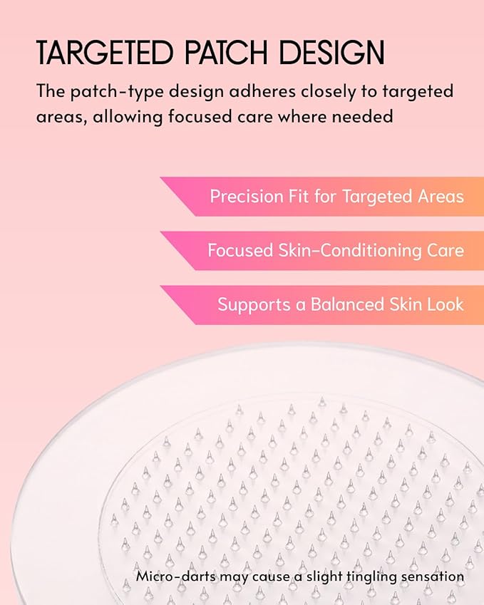 le dalcom Korean Micro-darts Patch, Post Blemish Dark Spot Care for Radiance & Elasticity, Brighter-looking Skin Tone, Niacinamide & Adenosine, Individual Blister Package (18 Patches)