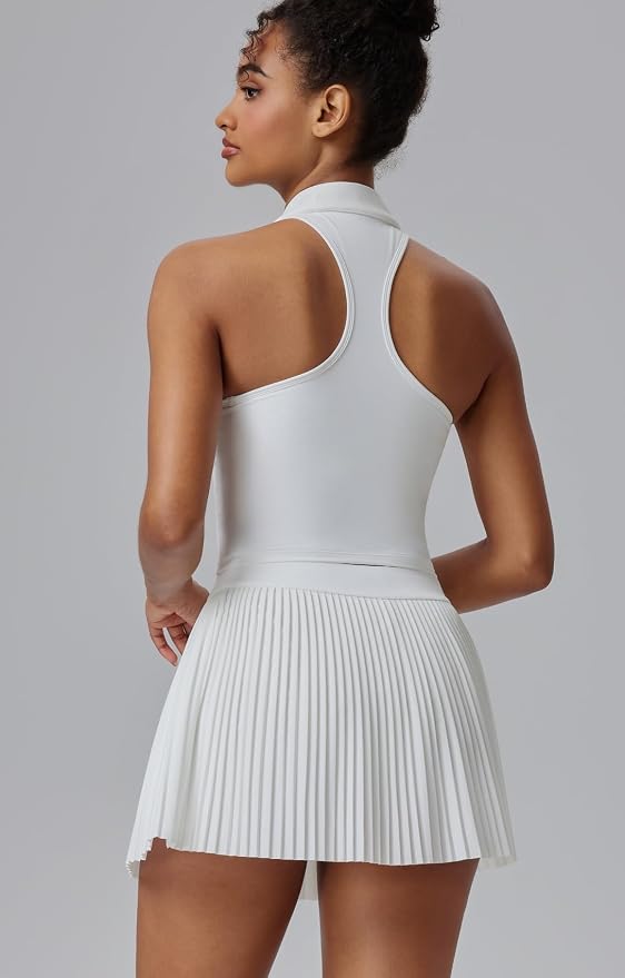 AFZ Pleated Tennis Outfits Woman Polo Athletic Dresses Golf Clothes Athleisure Sets with Shorts