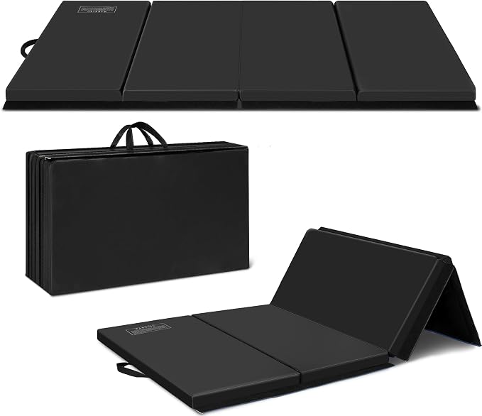 Polar Aurora 3'x6'x2 Thick Folding Gymnastics Exercise Mat Aerobics Stretching Yoga Mats