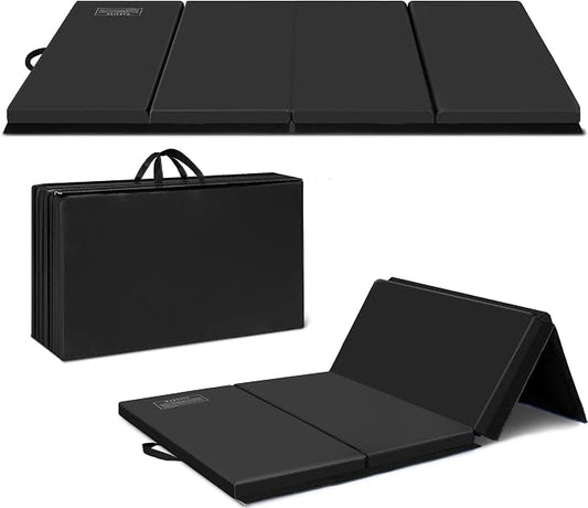 Polar Aurora 3'x6'x2 Thick Folding Gymnastics Exercise Mat Aerobics Stretching Yoga Mats