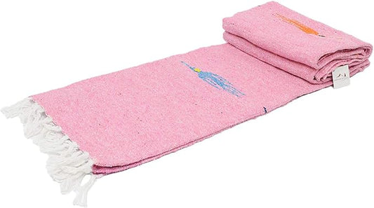 Open Road Goods Mexican Thunderbird Yoga Blanket, Handwoven Throw for Yoga, Meditation, and Home Décor – Versatile Blanket for Beach, Picnic, Camping, or Outdoor Use