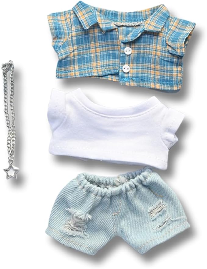 17cm Dolls Clothes - 6.7 Inches Cute Clothes Outfit & Accessories,17CM Doll of The House Accessories Outfits (Style-I)