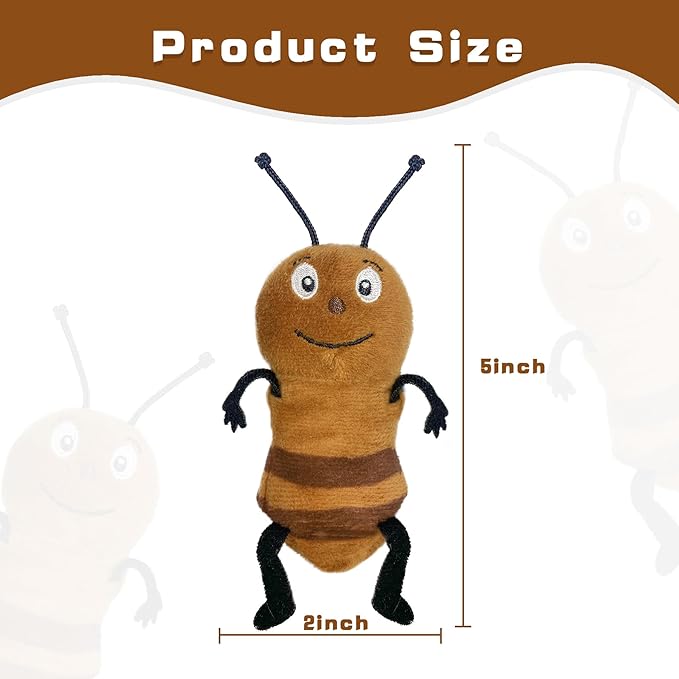6pcs Insect Finger Puppet Set, Mini Hand Puppets Suitable for Kids, Cute Animal for Role-Playing and Storytelling, Realistic Finger Puppet for Toddlers