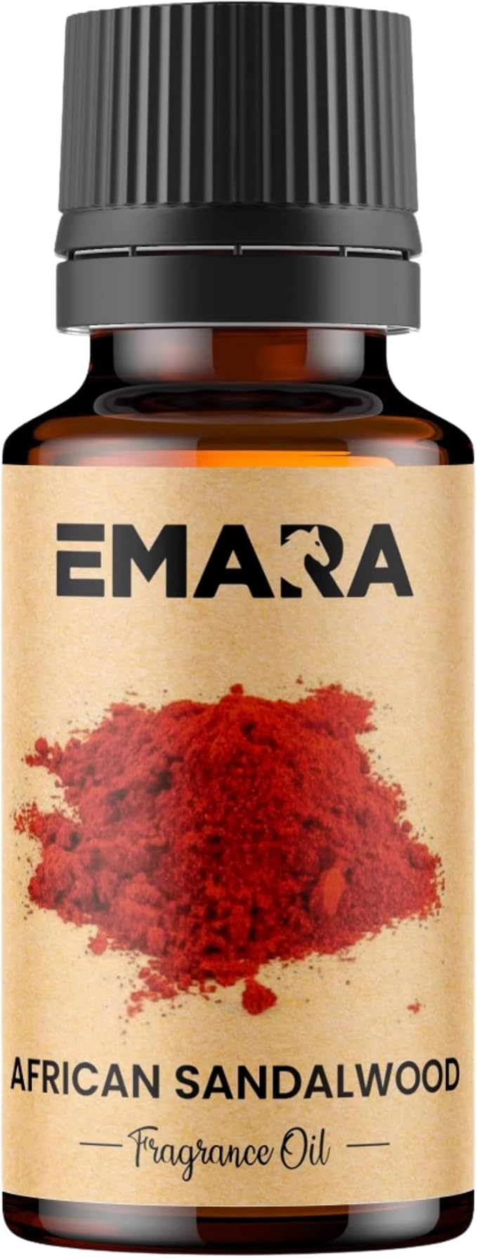 EMARA All Natural Earthy African Sandalwood Essential Oil for Diffusers, Skin Care, Aromatherapy Fragrance Oil, Organic Therapeutic Grade 15 mL (1/2 fl oz)