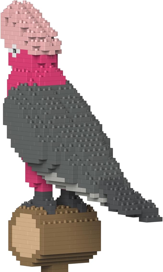 JEKCA Galah 01S | Parrot Plastic Building Blocks | Age 14+