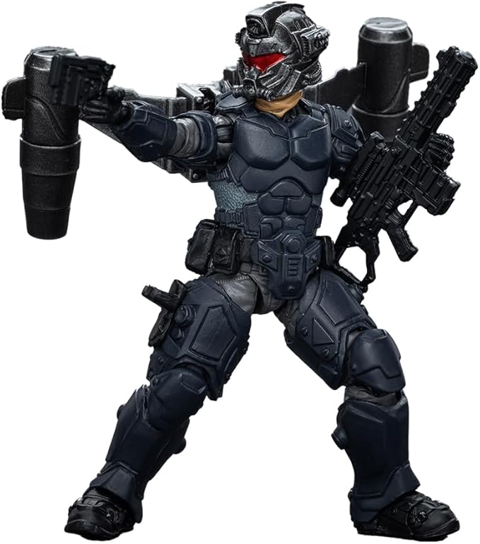 JOYTOY 1/18 Action Figure - Army Builder Promotion Pack Figure 26 -Jetpack Mercenary ABS & PVC, Perfect for Collectors & Decor - 4.1 Inch, 3.49 OZ (JT1729)