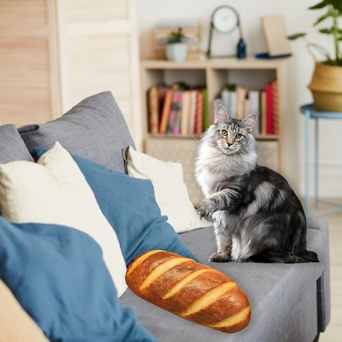 CHELEI2019 11.8" Bread Plush,Funny 3D Stuffed Bread Shape Pillow Soft Food Toy Gift for Kids