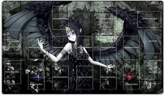 New Mlikemat Playmat Fabled Grimro TCG CCG OCG Trading Card Game Mat with Zones + Free Bag (ZD014-83-A)