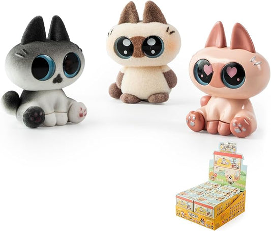 BEEMAI Nobeko Azukisan Mini Bean Series Blind Box 8-Box Set, Contains 24 Figures No Repeat