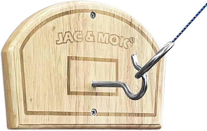 Deluxe Hook and Ring Toss Game, Outdoor Indoor Toss Game Set, Throwing Toys for Family, Party Games