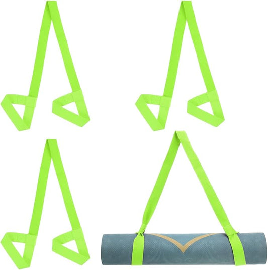 PATIKIL Yoga Mat Strap, Adjustable Yoga Mat Carrier Straps Sling Cotton Anti Slip Mat Holder Stretching Band