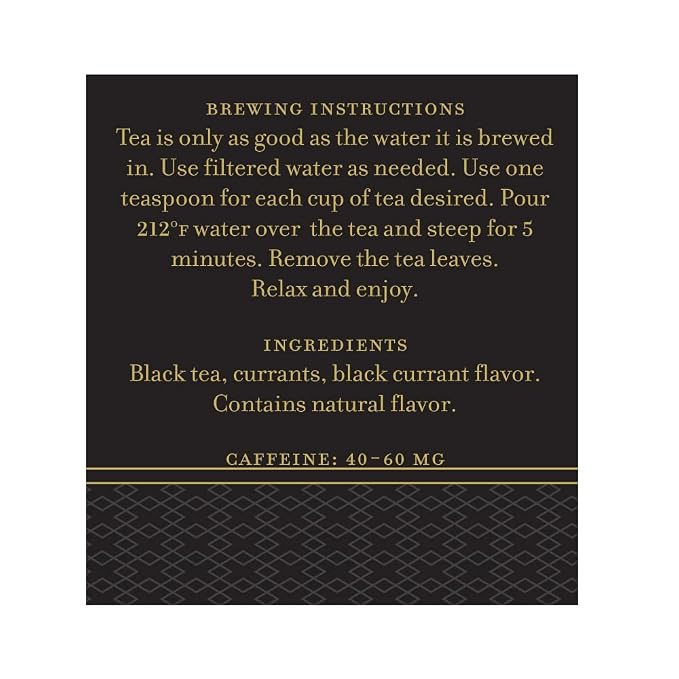 Harney & Sons Black Currant Loose Leaf Tea, 4 ounce tin