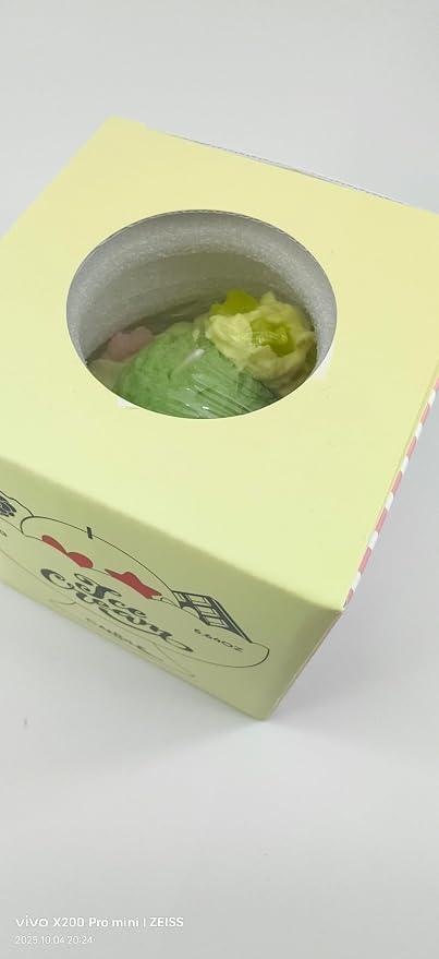 Generic Ice Cream Aromatherapy Candles, Glass Goblet, Decorative Dessert Shape, Fruit Fragrance, Birthday Festival Party Mother Gift (Iceberg Moss)