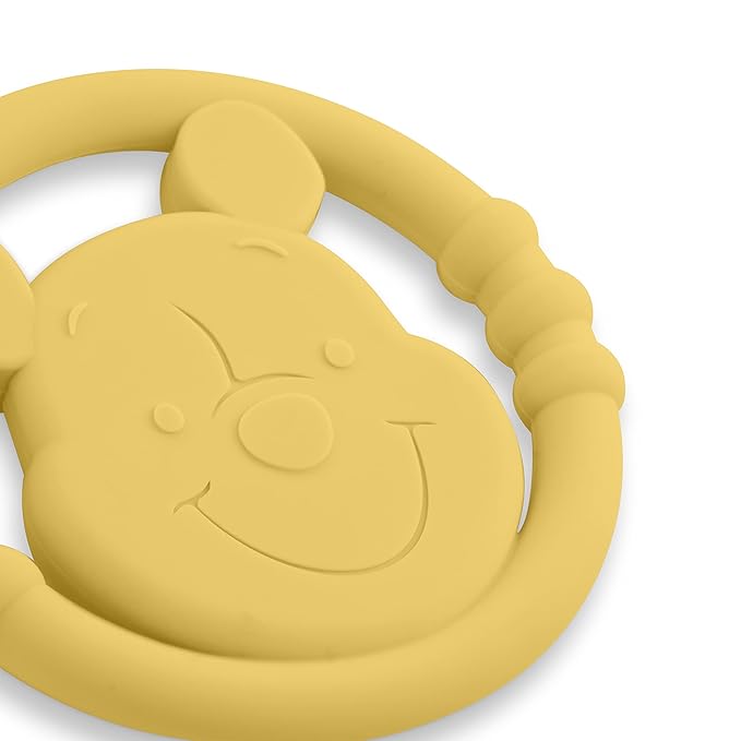 Cudlie Disney Silicone Teether Toy Set for Infants, Food Grade and BPA Free Teethers for Babies 6-12 Months, 2-Pack Teether Toys for Newborns