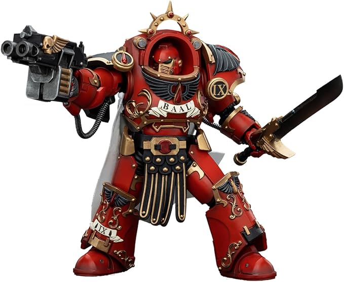 JOYTOY Warhammer The Horus Heresy 1/18 Action Figure Blood Angels Legion Praetor in Tartaros Terminator Armour Collection Model