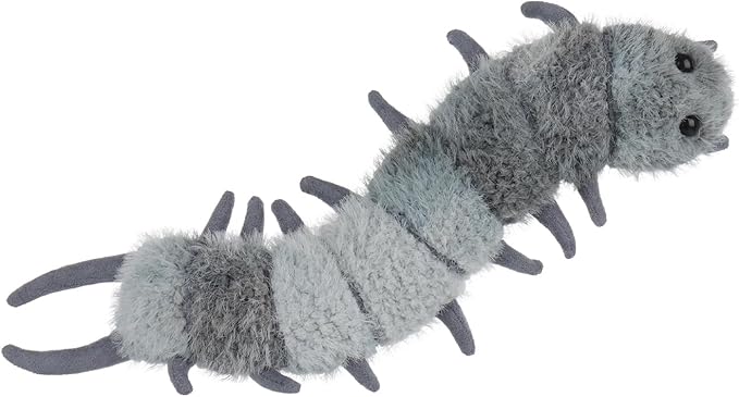 Apricot Lamb Evil Centipede Plush Stuffed Animals for Kids, Soft Cute Plush Toys for Baby Girl and Boy, Fluffy Blue Evil Centipede Blue