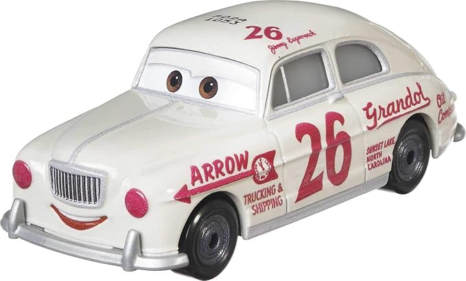 Disney Cars Jimmy Lugwrench, Miniature, Collectible Racecar Automobile Toys Based on Cars Movies, for Kids Age 3 and Older, Multicolor