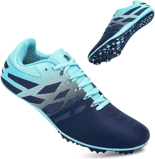 Men Women Kids Track and Field Shoes Professional 8 Spikes Running Racing Sneakers Breathable Lightweight Sprinting Shoes