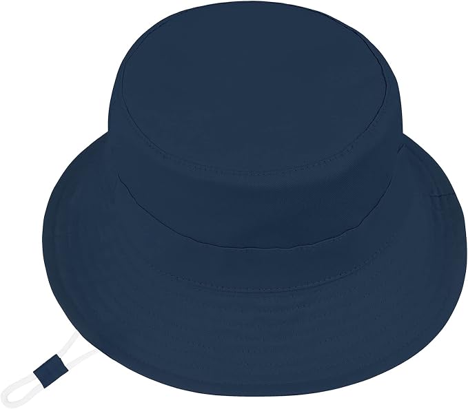 Baby Sun Hat UPF 50+ Sun Protective Toddler Bucket Hat Summer Kids Beach Hats Wide Brim Outdoor Play Hat for Boys Girls