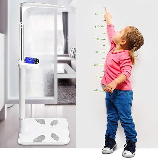Electronic Height and Weight Scale, Office Scale,Smart Scale with LCD Display, Display Weight, Height, Obesity Value,