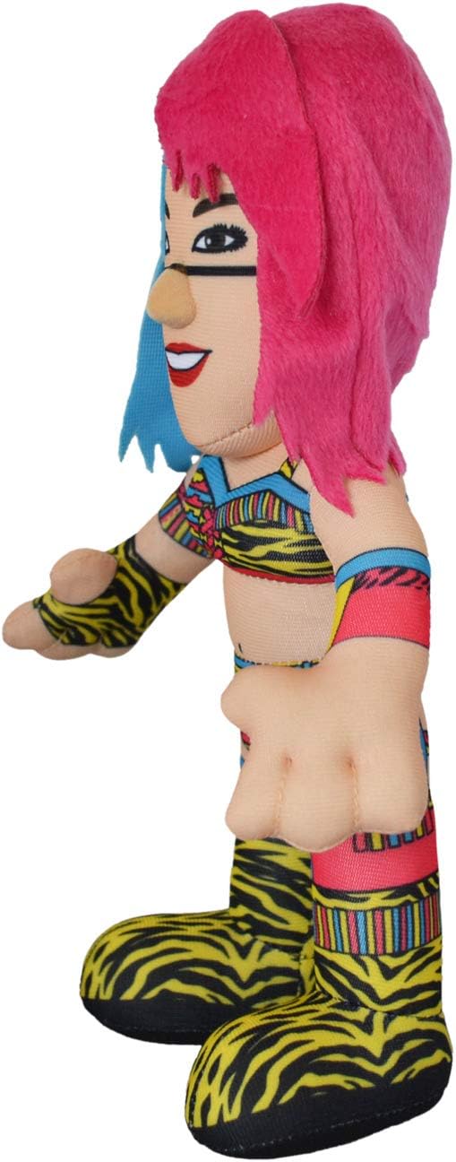 Bleacher Creatures WWE Asuka 10" Plush Figure- A Wrestling Diva for Play or Display