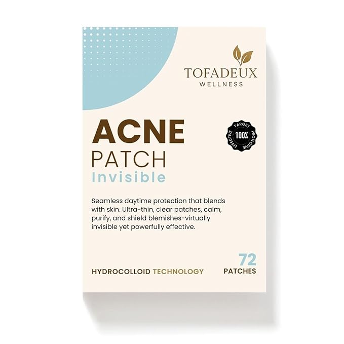 Acne Patch – Invisible (72 Patches) | Hydrocolloid & Retinol for Clearer Skin
