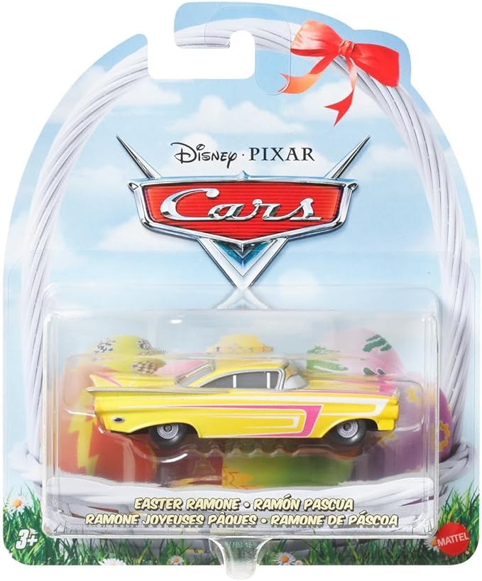 Disney Pixar Cars Easter Diecast Vehicles, 6-Pack Collection, Lightning McQueen, Mater, Holiday Theme HTY61-963C