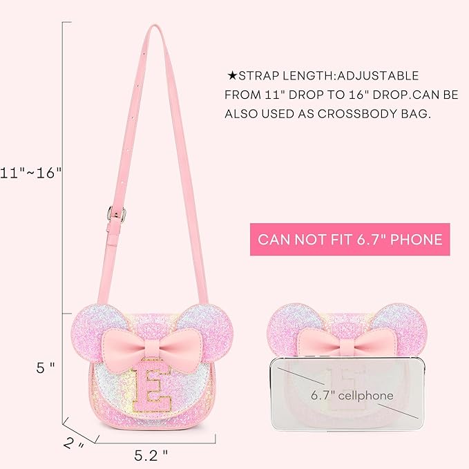 mibasies Toddler Purse Gifts for Girls: 3 Year Old Girl Gifts, Mouse Toys Purse Set