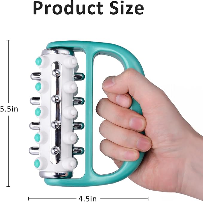 Coolife Fascia Release and Cellulite Remover Muscle Massage Roller, Mini Trigger Point Myofascial Deep Tissue Release Body Massager Tool for Men and Women