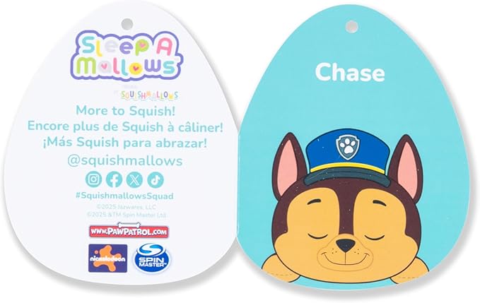 Squishmallows Original Paw Patrol 18in Marshall Sleepamallows – Ultrasoft Official Jazwares Plush (Large)
