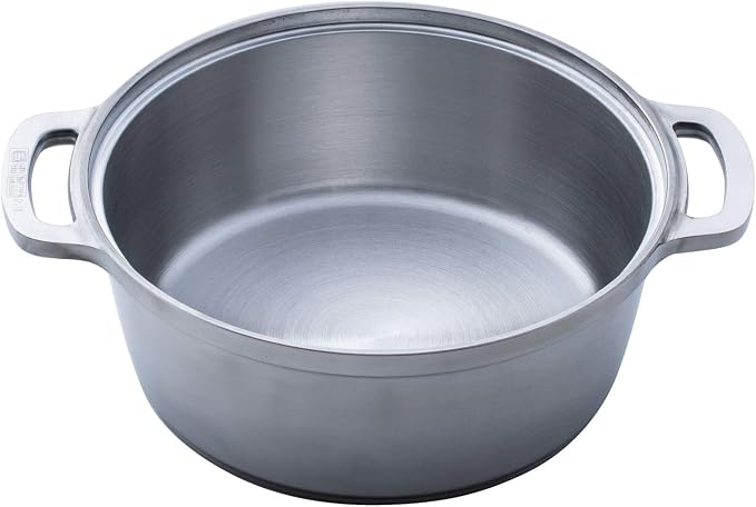 HAL Musui 600033 KING Anhydrous Pot (R) 20 Double Handed Pot, 7.9 inches (20 cm), Waterless Cooking, 8 in 1 Pot, Made in Japan