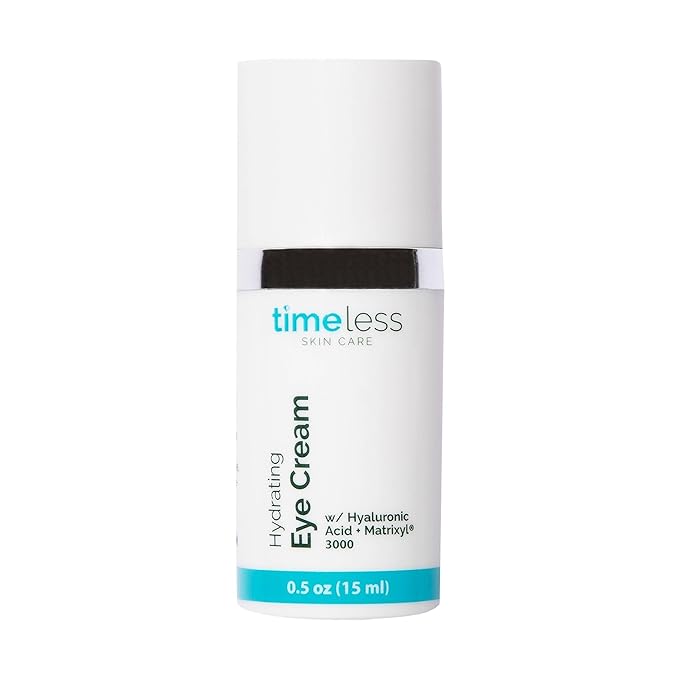 Timeless Skin Care Hydrating Eye Cream - Skin Care Cream for Eyes with Hyaluronic Acid - Hydrating Beauty Product for Personal Care - 0.5 oz (Pack of 1)