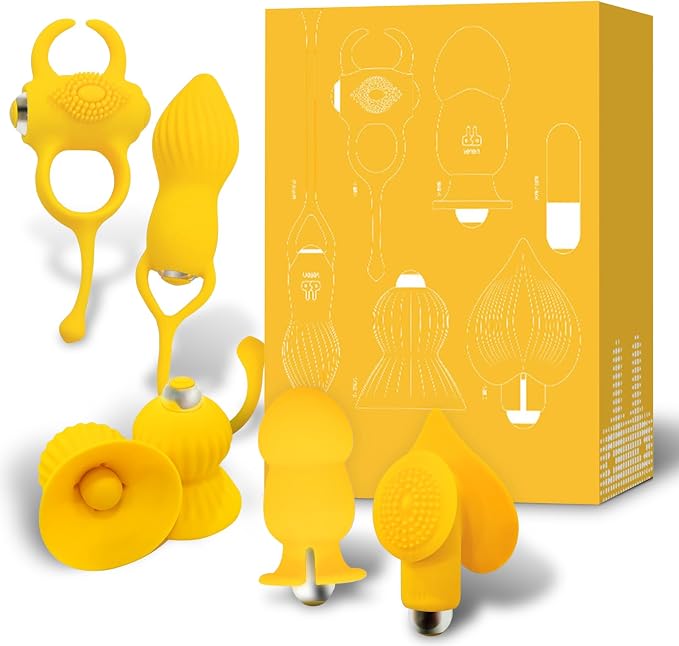 Massager Set - 5 Different Plays - Multiple Combination Massaging Tools