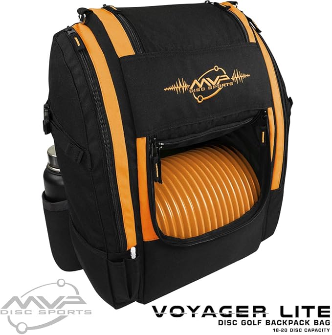 MVP Disc Sports Voyager Lite Backpack Disc Golf Bag (Choose Your Favorite Color)