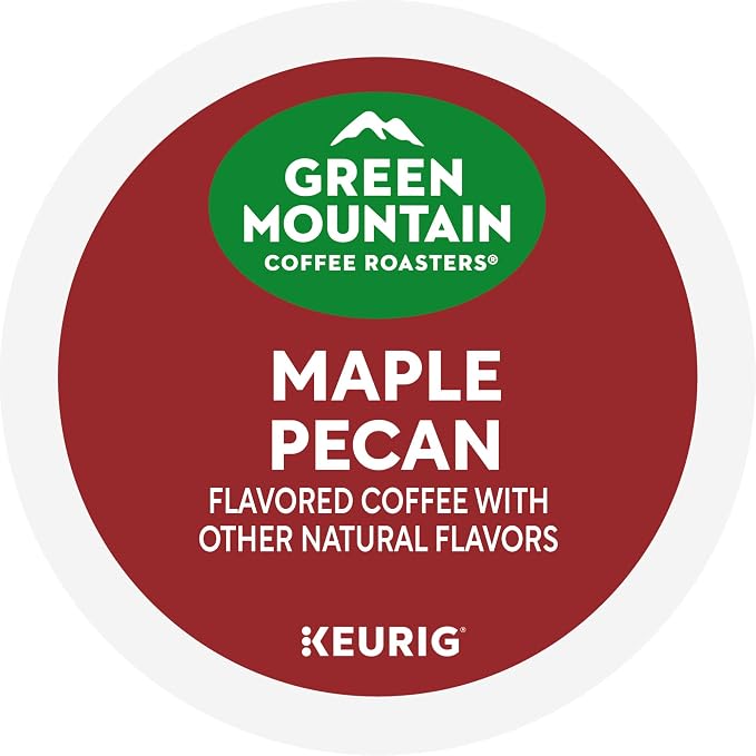 Green Mountain Coffee Roasters Maple Pecan Keurig K-Cup Pods, Light Roast Coffee, 60 Count