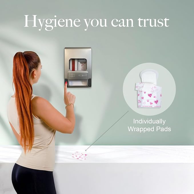 Dynarex Ultra Thin Maxi Pads with Wings - Light Absorbency Feminine Santiary Pads, Secure Fit, Leak-Free Protection, Unscented, Case of 2 Boxes, 48 per Box