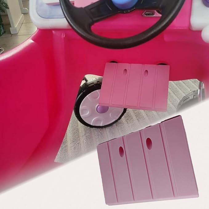 for Little Tikes Cozy Coupe and for Cozy Truck, Universal Foot Pedal DIY Upgrade Kit(Universal) (Pink)