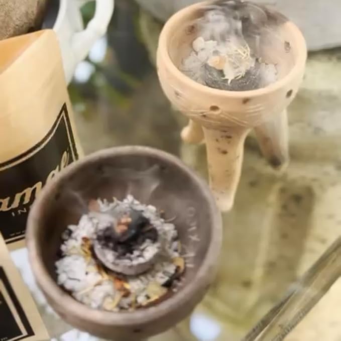 Natural Resin, Herbs & Essence Meditation Mix - Copal & Palo Santo Sacred Blend with Warm Woodsy Aroma - Loose Incense for Cleansing Rituals, Ceremonies & Home Fragrance - 2.22 oz.