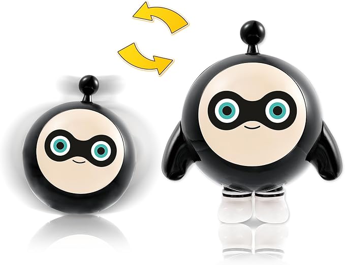 A ALPHA Eggy Party Toys, Rocky Action Figures Transformable Toys, 2-in-1 Eggy Wobbler Toys to All Ages, Cute Tumbler Toys for Kids Boys and Girls Birthday Holidays