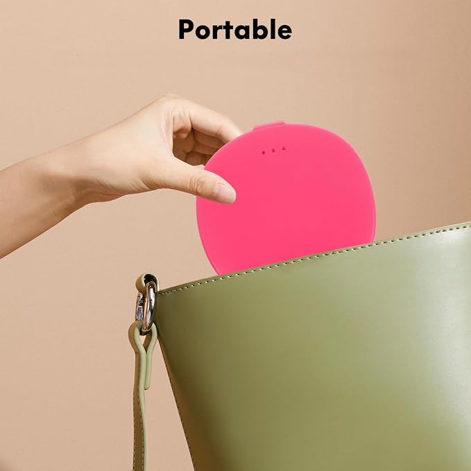 Storage Box 2-Pack Portable Silicone Case Compact Holder for Travel and Feminine Care Organizer