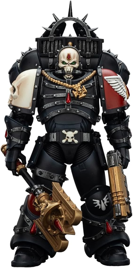 JOYTOY Warhammer 40,000 1/18 Action Figure Blood Angels Lemartes with Jump Pack,Blood Crozius and Absolver Bolt Pistol Collection Model 15Age+ Birthday Gift Pre-Order