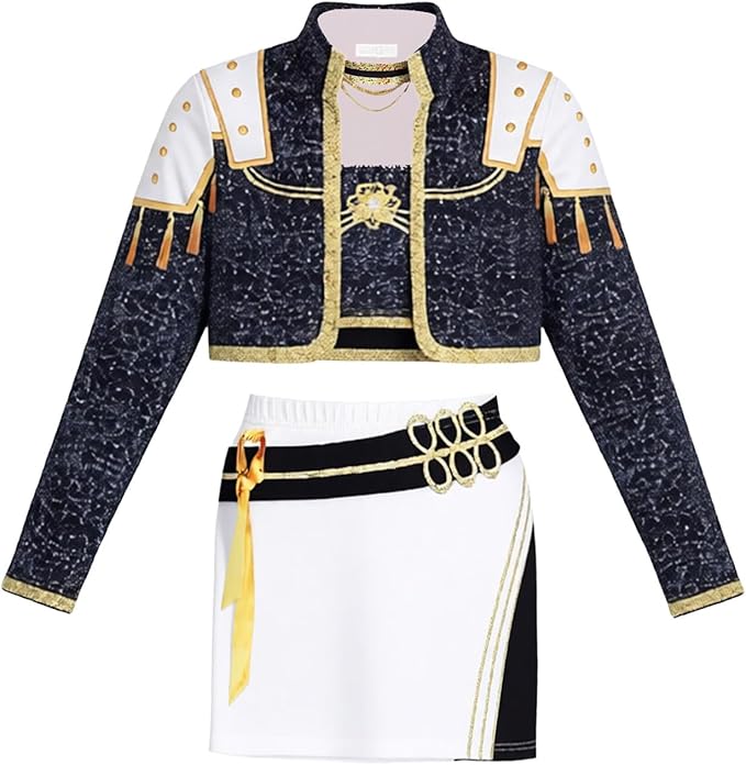 K Pop Costume Zoey Rumi Mira Outfits for Girls, Korea Idol Cosplay Cloth Birthday Gift