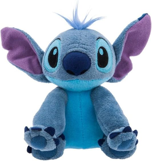 DISNEY STORE Mini Bean Bag Plushies - Stitch - Cute Stuffed Animal with Detailed Sculpting, Embroidered Features, Bean Bag Bottom Plush Toys for Kids