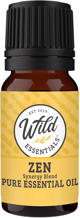 Wild Essentials Inner Calm and Zen 100% Pure Essential Oil Blend Combo Pack, Two 10 ml Bottles, Therapeutic Grade All Natural Aromatherapy, Great for Relaxation, Meditation and Stress, Made in the USA