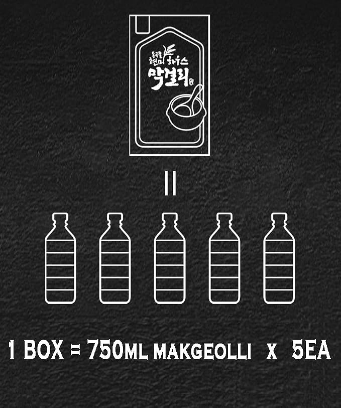 Whole Grain Brown Rice Wine KIt Korean Traditional Liquor Homemade House Makgeolli (Rice Wine) Making KIT 5 Bottles 530g