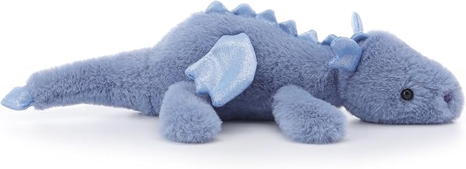 Apricot Lamb Dark Blue Lying Dragon Stuffed Animals for Kids, Soft Cute Plush Toys for Baby Girl and Boy, 15 Inches