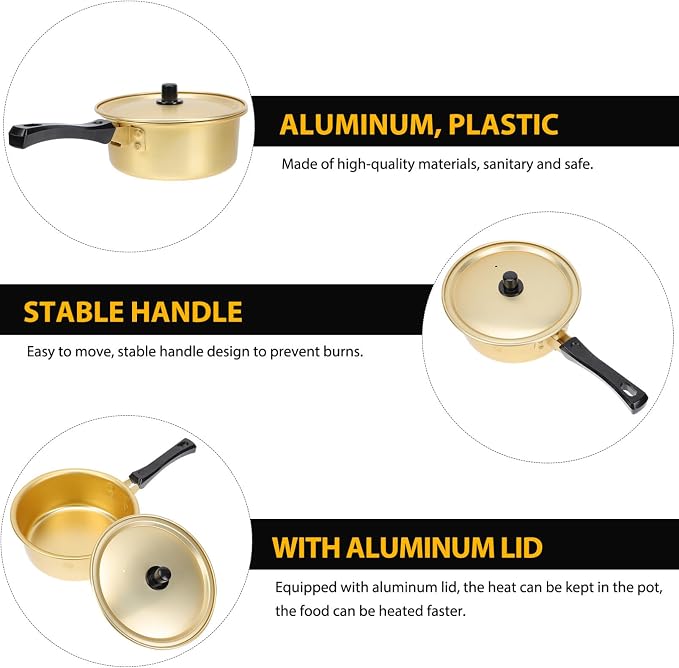 Tofficu Thickened Stockpot Instant Noodle Maker Soup Pot Korean Stew Pot for Family